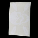 Skull Decal Sticker for Truck Door Kayak Canoe Cars Windows Guitars White