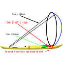 42" / 108cm Downwind Wind Paddle Instant Popup Board Kayak Sail Accessories