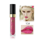 12Pcs Girl Women Matte Gloss-Matte Lip Gloss Pigment Makeup Comestic Lip Gloss