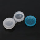 Set Of Portable Convenient Easy To Carry Plastic Small Mirror + Lens Tweezer + Lens Stick + Contact Lens Case Cover + Lens Solution Container 2.68*2.52 inch
