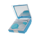 Set Of Portable Convenient Easy To Carry Plastic Small Mirror + Lens Tweezer + Lens Stick + Contact Lens Case Cover + Lens Solution Container 2.68*2.52 inch