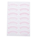 70Pcs 2 in 1 Eyelash Extensions Pads Stickers Paper Patches Tape Measurement