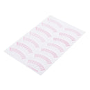 70Pcs 2 in 1 Eyelash Extensions Pads Stickers Paper Patches Tape Measurement