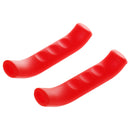 Universal Soft Silicone Nonskid Coloured Brake Lever Grips Protectors Covers Red