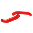 Universal Soft Silicone Nonskid Coloured Brake Lever Grips Protectors Covers Red