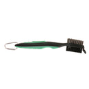Multifunction 2 Side Golf Club Shoe Ball Cleaning Brush with Carabiner Clip