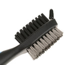 Double 2 Sided Nylon Golf Club Brush Groove Ball Cleaner Cleaning Kit Tool
