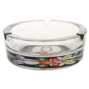 Transparent Round Billiard Ball Ashtray Glass Ashtray 12.5cm
