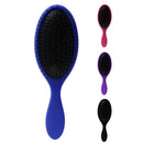 Professional Salon Edge Wet Hair Comb Shower Detangle Brush Hair Massager Black