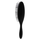 Professional Salon Edge Wet Hair Comb Shower Detangle Brush Hair Massager Black