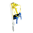 Safety Harness Bust Belt Lanyard Carabiner Hook for Rock Climbing Rappelling
