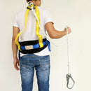 Safety Harness Bust Belt Lanyard Carabiner Hook for Rock Climbing Rappelling