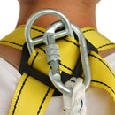 Safety Harness Bust Belt Lanyard Carabiner Hook for Rock Climbing Rappelling