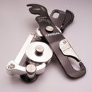 Heavy Duty Safety Stop Descender for 9-12mm Rope Rock Climbing Caving Abseil Rescue Gear Equipment