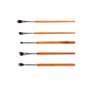 5pcs Bamboo Handle Eye Starter Kit Crease/Eyeshadow/Eyeliner Makeup Brushes