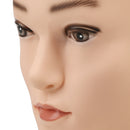 Male Cosmetology Mannequin Model Wigs Caps Scarf Glasses Display Show Head