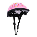 7 Pieces Kids Child Multi-Sport Helmet With Knee Pads Elbow Wrist Protection Set for Skateboard Cycling Skate Scooter - Pink