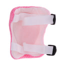 7 Pieces Kids Child Multi-Sport Helmet With Knee Pads Elbow Wrist Protection Set for Skateboard Cycling Skate Scooter - Pink