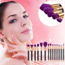 15pcs Pro Makeup Brushes Set Blending Contour Foundation crease Brush Purple