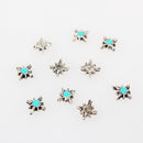 100Pcs New Retro Alloy 3D Nail Art DIY Decorations Rhinestone Jewelry Nail Accessories