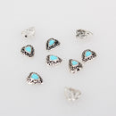 Fashion Oval 3d Nail Art Cameo Rhinestones for DIY Decorations Pack of 100pcs
