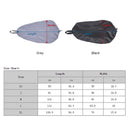Large Waterproof Anti-Dust Nylon Kayak Cockpit Cover Storage Black