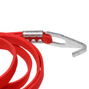 Bike Bungee Fixed Strap Band Elastic Tie Luggage Rope Cord With Hooks Red