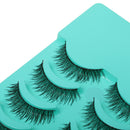 5 Pairs Fashion Beauty Makeup Handmade False Eyelashes Messy Cross Style