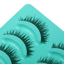 5 Pairs Fashion Beauty Makeup Handmade False Eyelashes Messy Cross Style