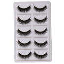 5 Pairs Thick Messy Cross False Eyelashes Makeup Beauty Natural Eye Lashes White Packing