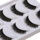 5 Pairs Thick Messy Cross False Eyelashes Makeup Beauty Natural Eye Lashes White Packing
