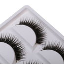 5 Pairs Thick Messy Cross False Eyelashes Makeup Beauty Natural Eye Lashes White Packing