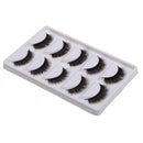 5 Pairs Thick Messy Cross False Eyelashes Makeup Beauty Natural Eye Lashes White Packing