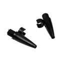 2Pcs Mini Black Plastic Hand Air Pump Bicycle Balloons Inflator Gas Mouth