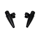 2Pcs Mini Black Plastic Hand Air Pump Bicycle Balloons Inflator Gas Mouth