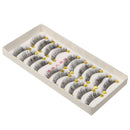 10 Pairs Popular Messy Cross False Eyelashes Soft Long Eye Lashes