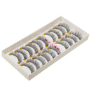 10 Pairs Messy Cross Style False Eyelashes Makeup Natural Long Eye Lashes