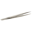 Stainless Steel Precision Straight Tweezers for Eyelash Extension Silver
