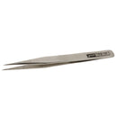 Stainless Steel Precision Straight Tweezers for Eyelash Extension Silver
