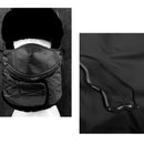 Black Unisex Winter Trapper Trooper Earflap Warm Ski Hat with Mask