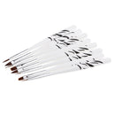 8Pcs Professional Nail Art Dotting Pens Nail Polish Brushes Drill Point Pen