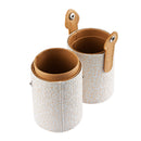 Women Pro Makeup Beauty Cosmetic Tools Makeup Brush Holder White + Set of 20PCS Face Foundation Eye Lip Beauty Makeup Brushes Pink Gold