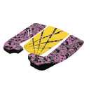 New 3 Piece Tail Traction Grip Pads for Surfboard Shortboard Longboard Yellow