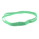 Fashionable Elastic Hair Band Yoga Fitness Gym Running Jogging Double Band Sport Headband Hair Accessory Pine Green