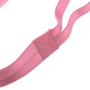 Fashionable Elastic Hair Band Yoga Fitness Gym Running Jogging Double Band Sport Headband Hair Accessory Fluorescent Pink