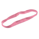 Fashionable Elastic Hair Band Yoga Fitness Gym Running Jogging Double Band Sport Headband Hair Accessory Fluorescent Pink