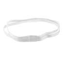 Fashionable Elastic Hair Band Yoga Fitness Gym Running Jogging Double Band Sport Headband Hair Accessory White
