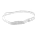 Fashionable Elastic Hair Band Yoga Fitness Gym Running Jogging Double Band Sport Headband Hair Accessory White