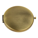 Vintage Alloy Metal Folding Beauty Pocket Mirror Compact Cosmetic Mirror Magnifying Make Up Tool