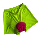 Womens Fashion Clothing Sportswear Cycling Wear Comfortable Breathable Underwear Shorts Fluorescent Green XXL